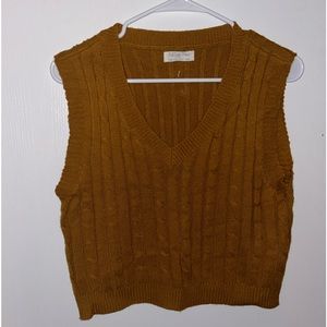 Burnt Orange sweater vest